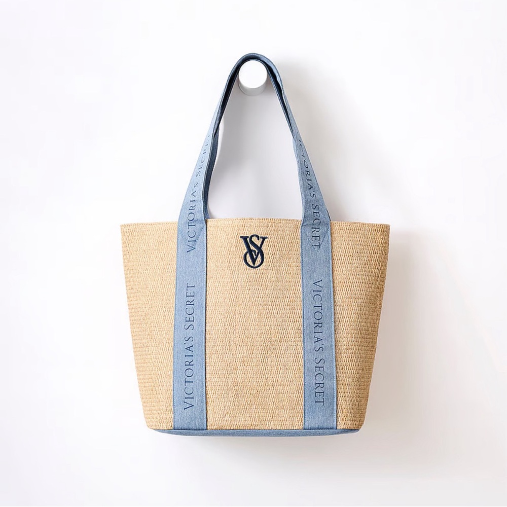 NWT Victoria’s Secret Straw Tote
